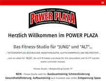 Tablet Screenshot of powerplaza.ch